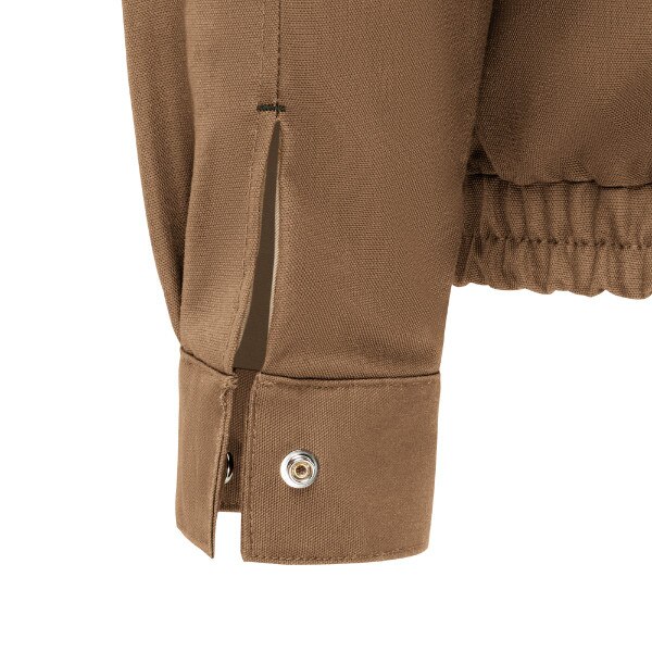 Bulwark FR Hooded Jacket in Brown Duck in Brown